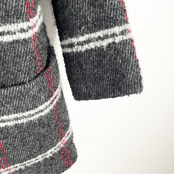 SITA MURT Plaid Wool Blend Lined Trench Coat, Size EU 36 - Picture 9 of 9